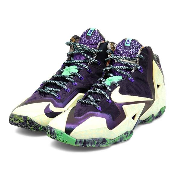 Nike LeBron 11 Gator King Gumbo 647780-735 Basketball Men's Shoes EU 43 US 9.5 - Picture 1 of 6